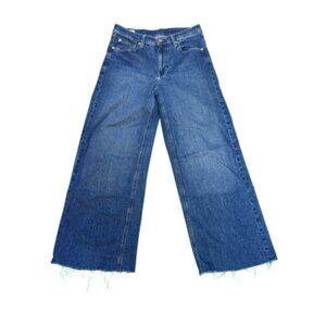 Gently Worn High Rise Stride GAP Wide-Leg Jeans Size 8L (BB0918)
